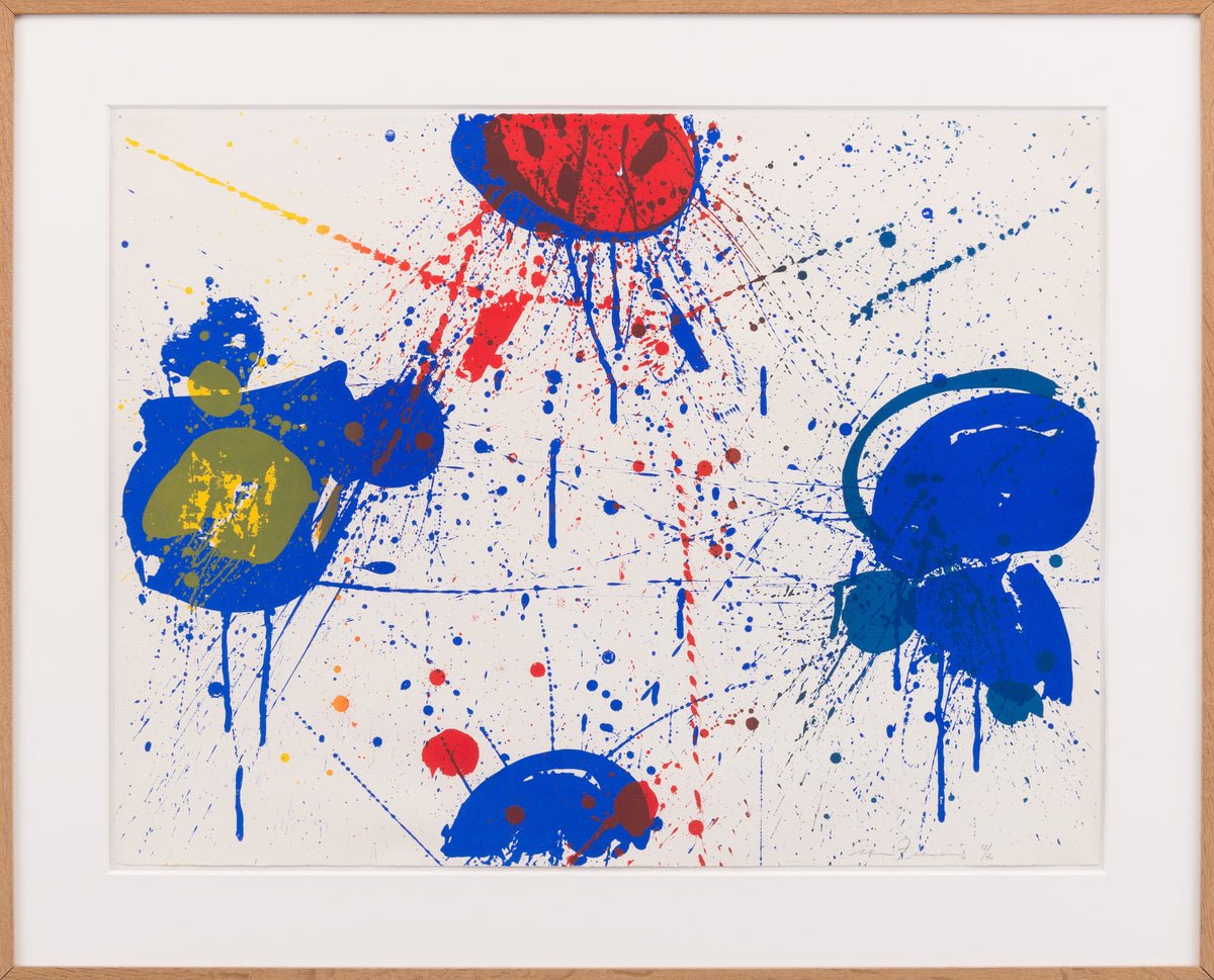 サム・フランシス　Sam Francis  シルクスクリーン　Untitled サム・フランシス Sam Francis シルクスクリーン Untitled（サム