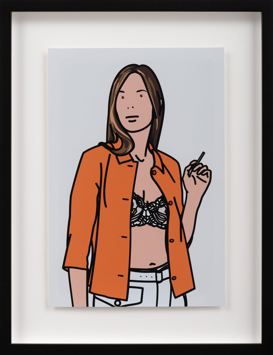 格安SALEスタート】 Julian Opie（ジュリアン・オピー ）┃Ruth smoking 4
