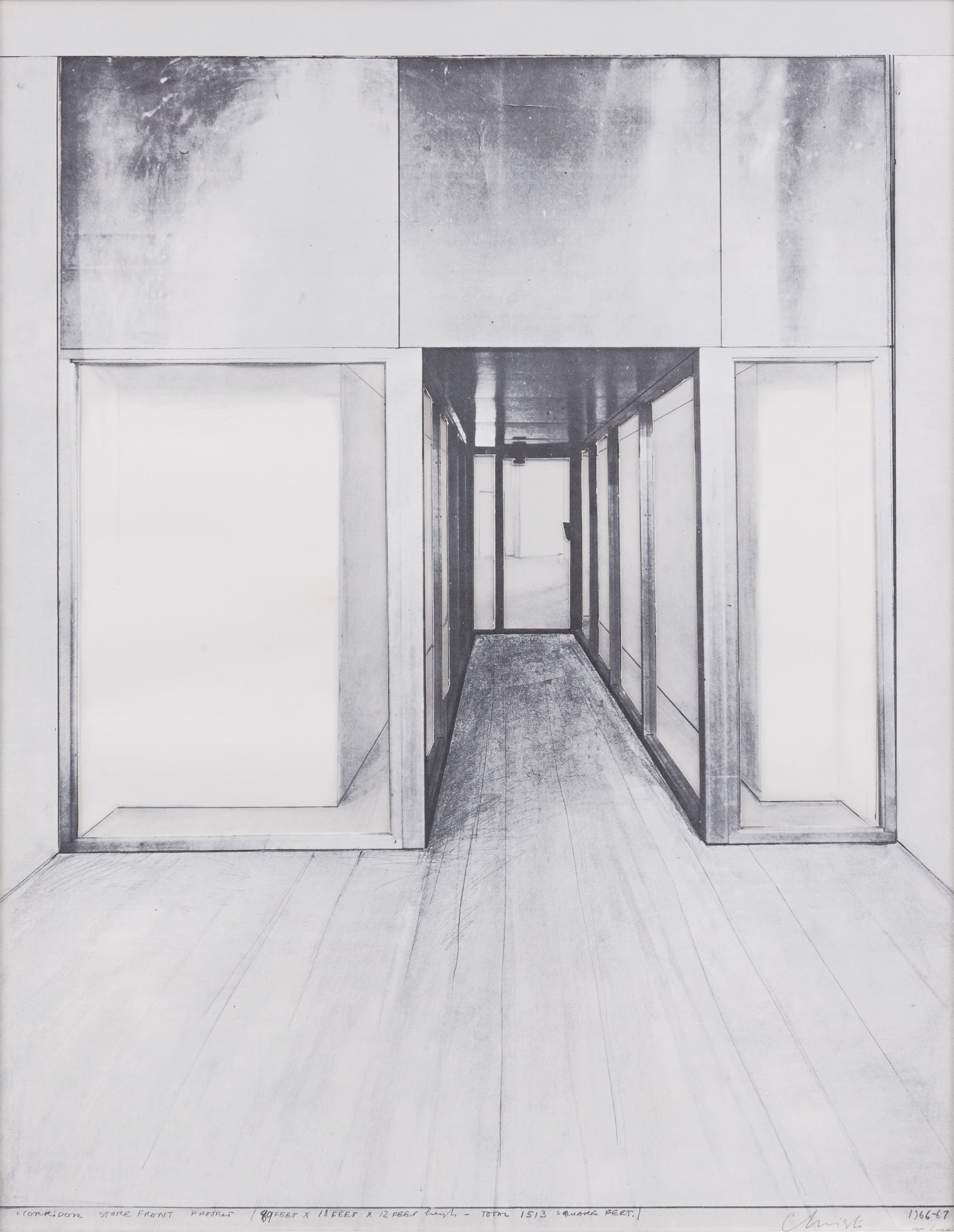 Corridor Store front, Project (Schellmann 16)