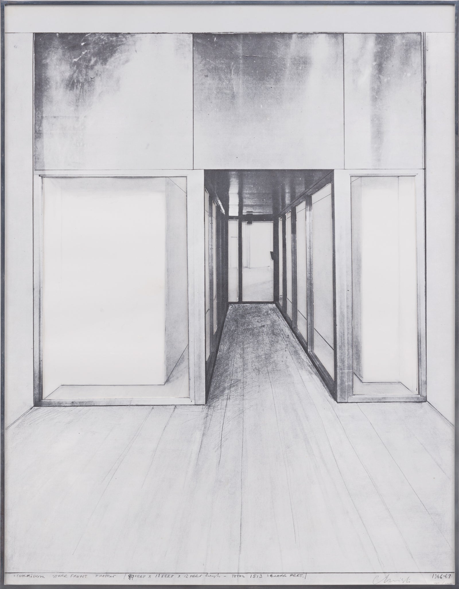 Corridor Store front, Project (Schellmann 16)